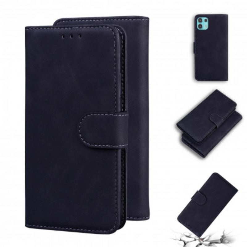 Housse Motorola Edge 20 Lite Style Cuir Vintage Couture
