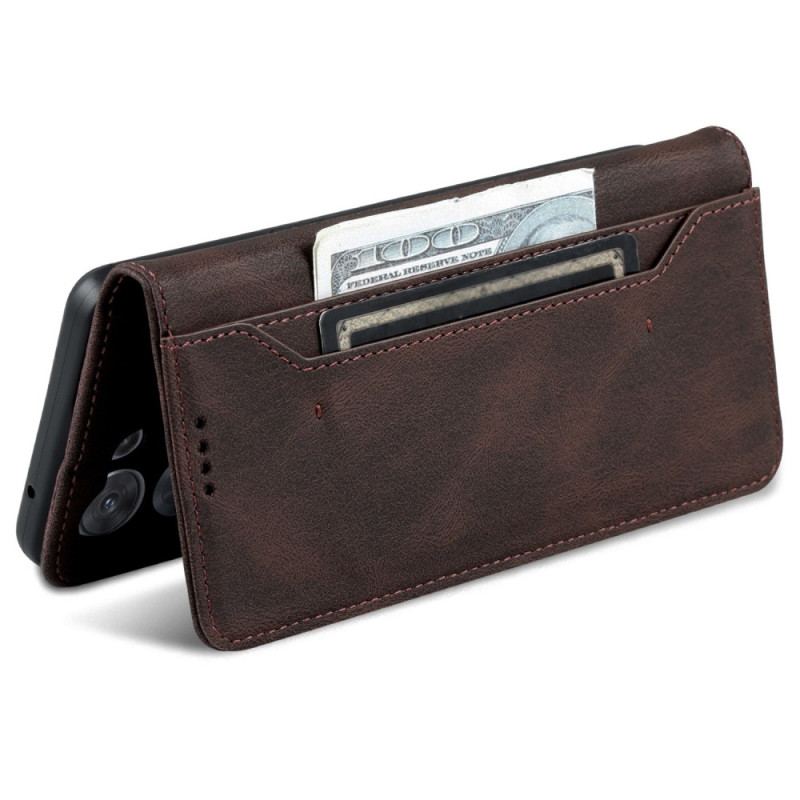 Housse Oppo Reno 8 Effet Cuir Vintage AZNS