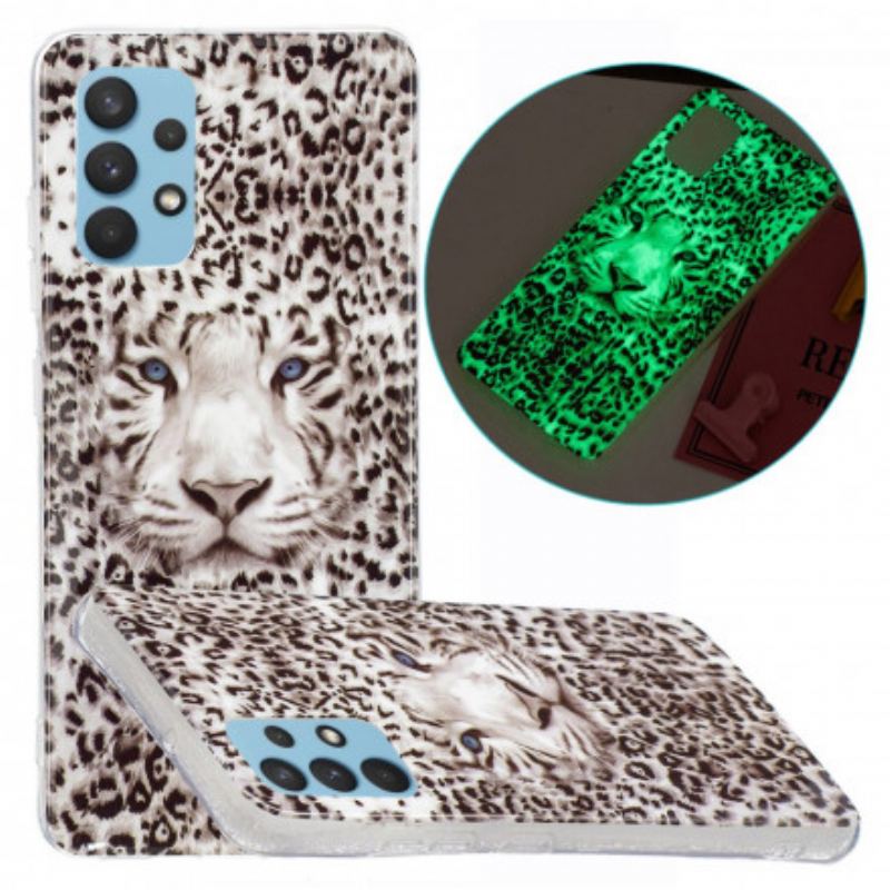 Coque Samsung Galaxy A32 4G Leopard Fluorescente