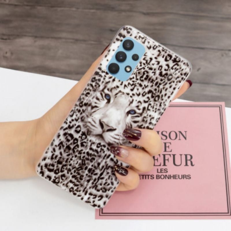 Coque Samsung Galaxy A32 4G Leopard Fluorescente