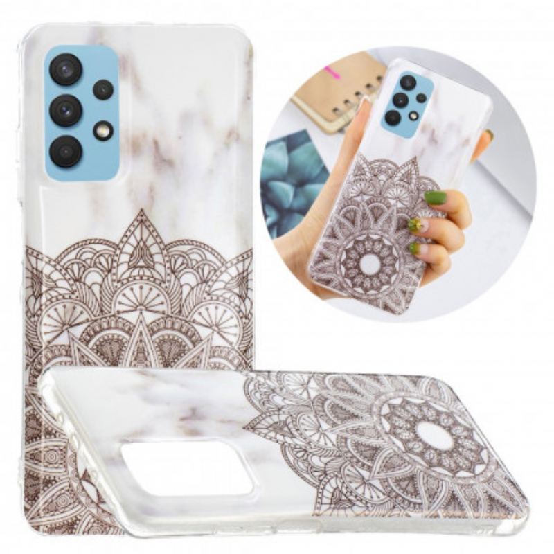 Coque Samsung Galaxy A32 4G Mandala Marbré