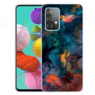 Coque Samsung Galaxy A32 4G Nuages Colorés