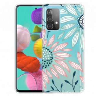Coque Samsung Galaxy A32 4G Transparente Une Fleur