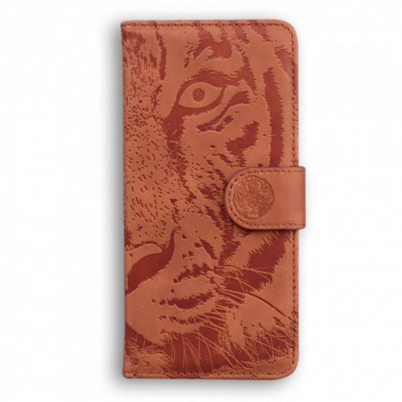 Housse Samsung Galaxy A32 4G Empreinte Face de Tigre