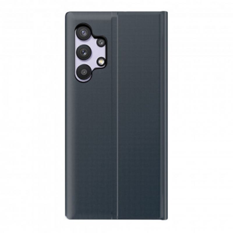 View Cover Samsung Galaxy A32 4G Effet Cuir Texturé