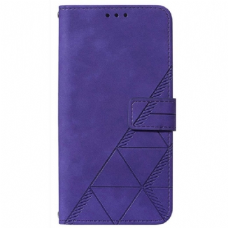 Housse Realme 9 Pro 5G Effet Cuir Pyramide