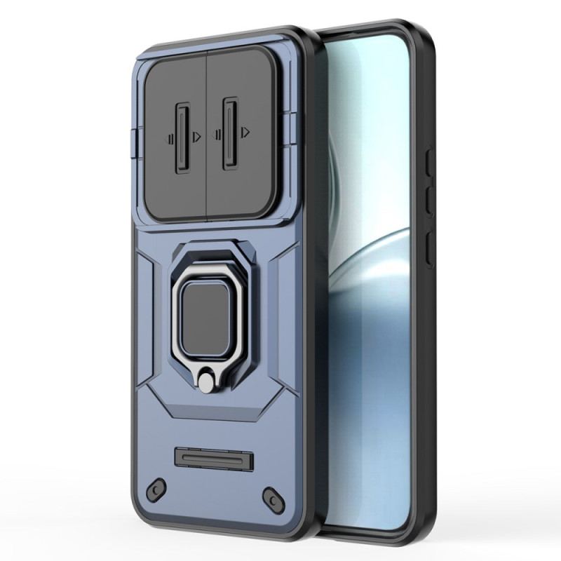 Coque Realme 14 Pro Plus 5G Ring Résistante avec Protecteur Appareil Photo Coulissant
