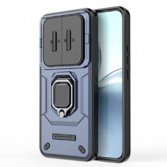 Coque Realme 14 Pro Plus 5G Ring Résistante avec Protecteur Appareil Photo Coulissant