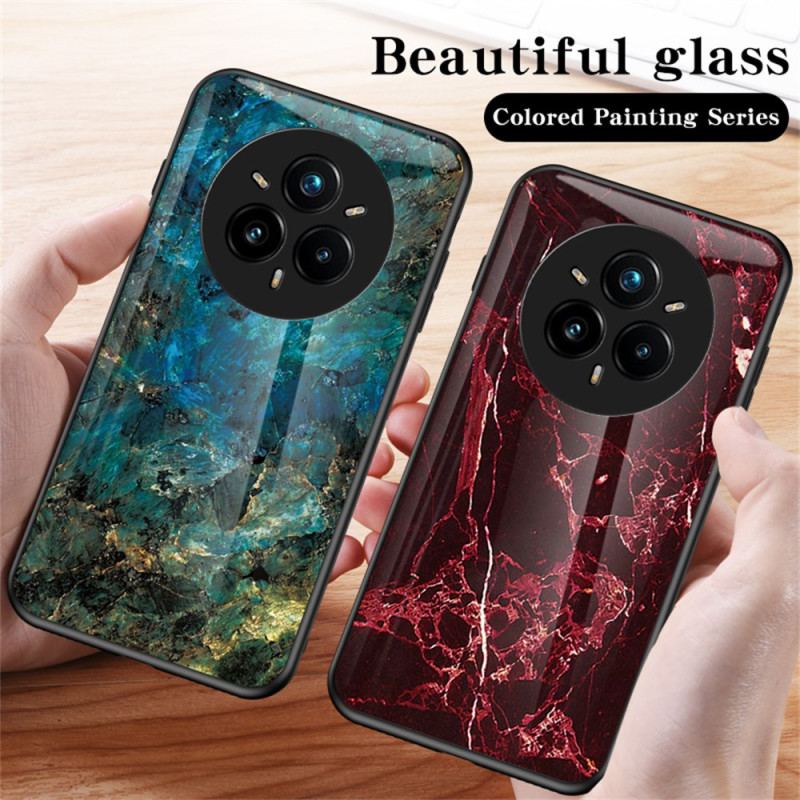 Coque Realme 14 Pro Plus 5G Verre Trempé Effet Marbre