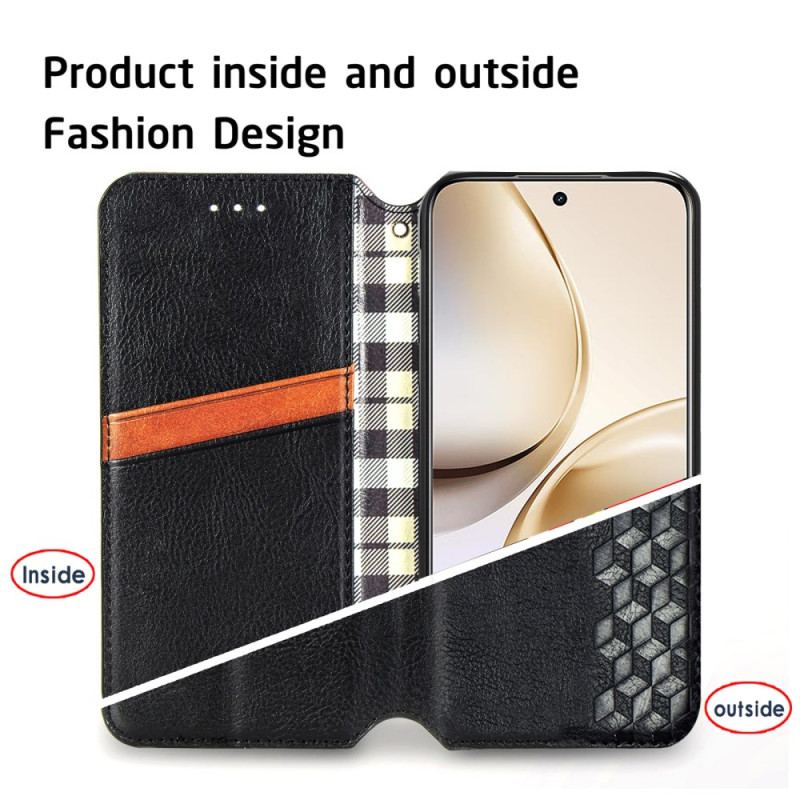 Flip Cover Realme 14 Pro Plus 5G Effet Daim Vintage