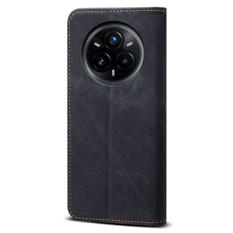 Flip Cover Realme 14 Pro Plus 5G Tissu Jeans
