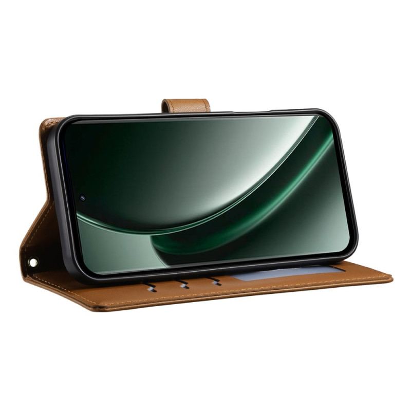 Housse Realme 14 Pro Plus 5G Matelassée avec Lanière et Bandoulière