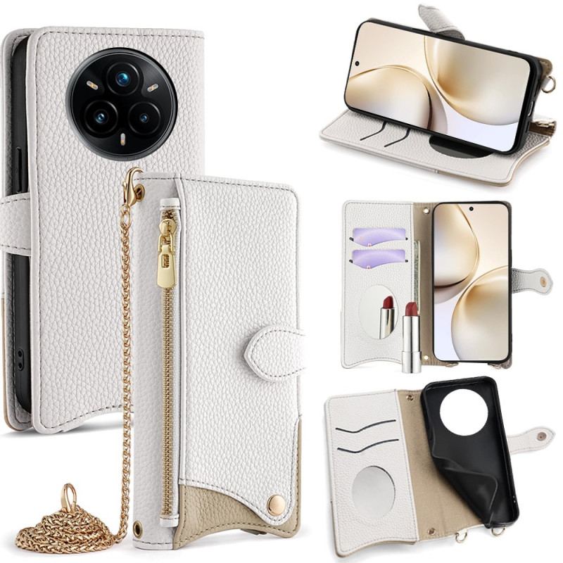 Housse Realme 14 Pro Plus 5G Miroir et Chaîne