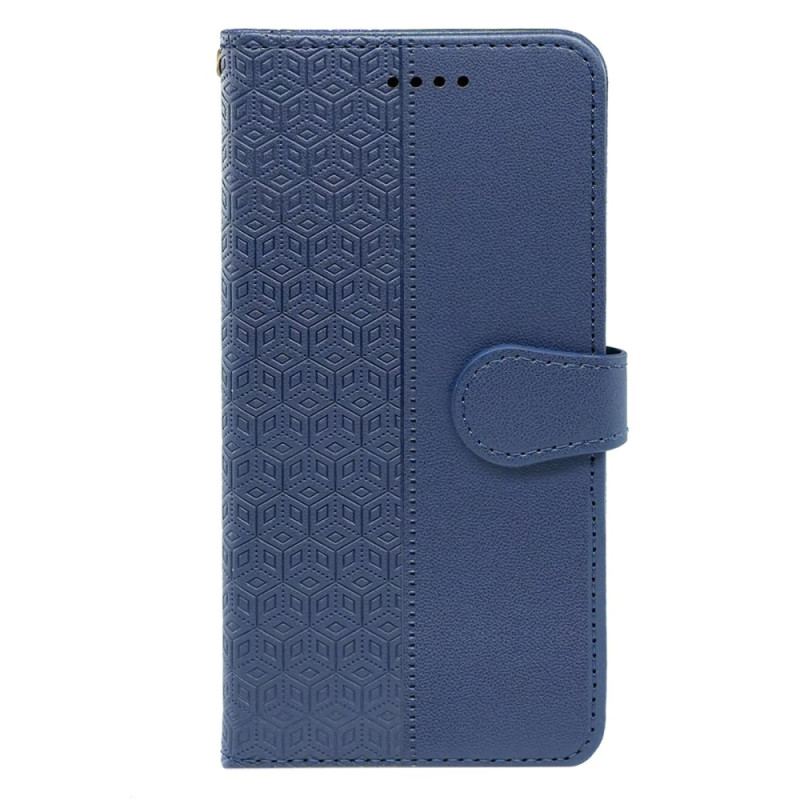 Housse Realme 14 Pro Plus 5G Motif Cubique à Lanière