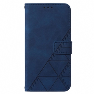 Housse Xiaomi 12 Lite Triangles avec Lanière