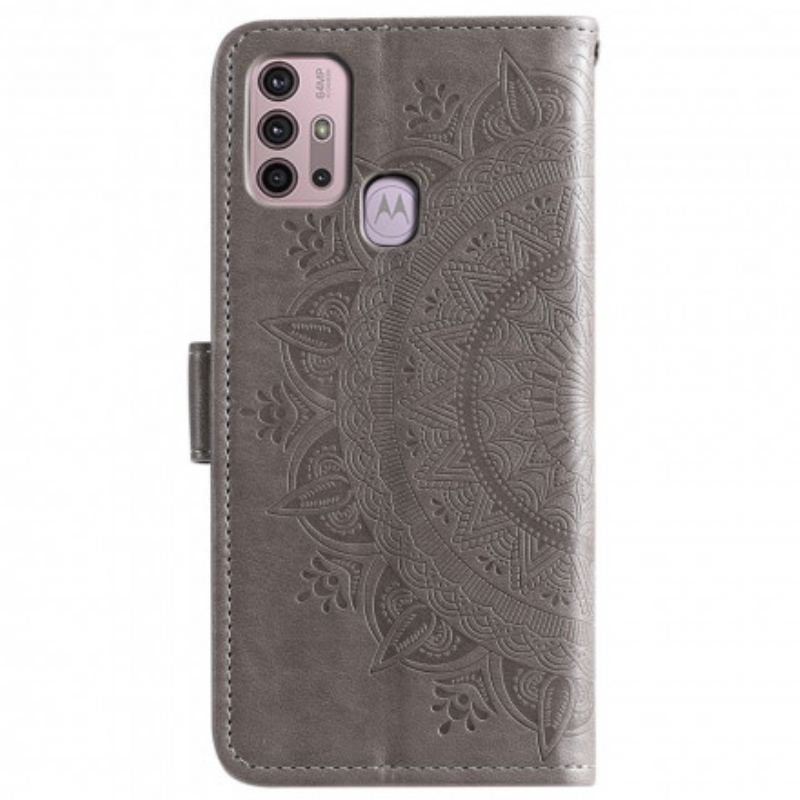 Housse Moto G30 / Moto G10 Mandala Soleil