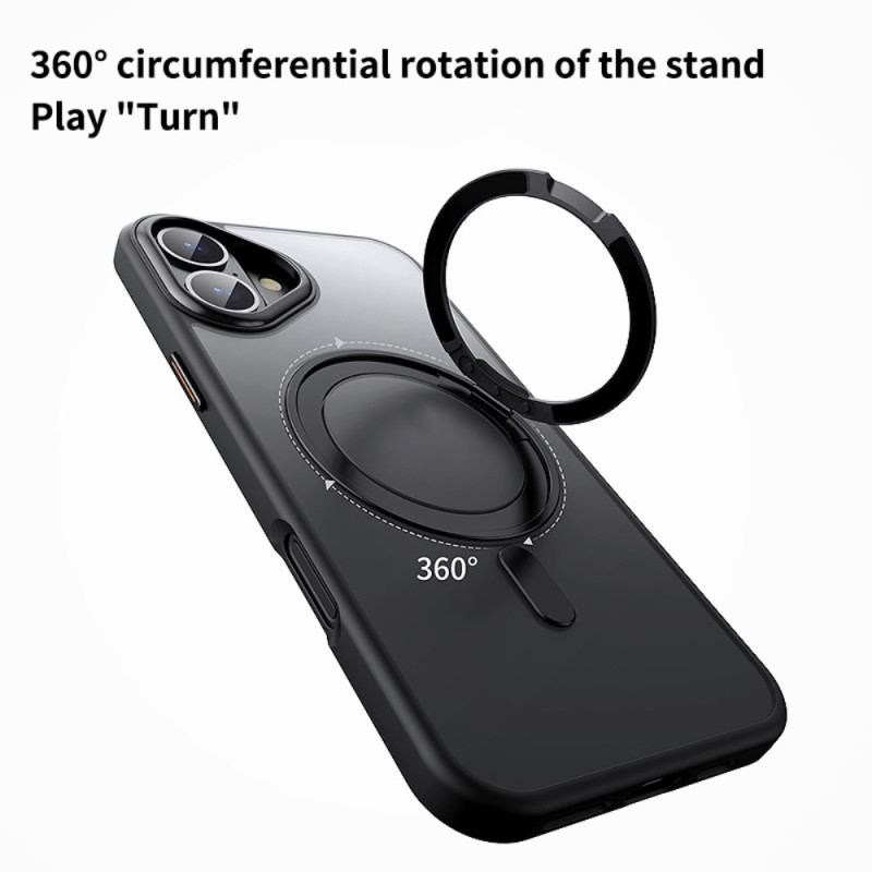 Coque iPhone 16 Magnétique Support Rotatif