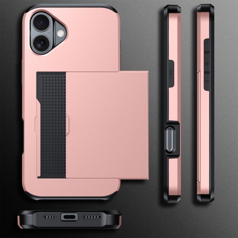 Coque iPhone 16Porte-Carte Coulissant