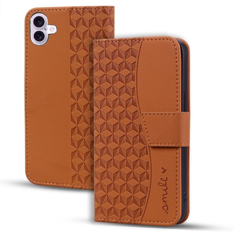Housse iPhone 16 Motif Losanges