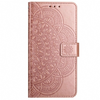 Housse iPhone 16 Motif Mandala à Lanière