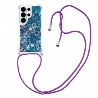 Coque à Cordon Samsung Galaxy S26 Ultra Paillettes