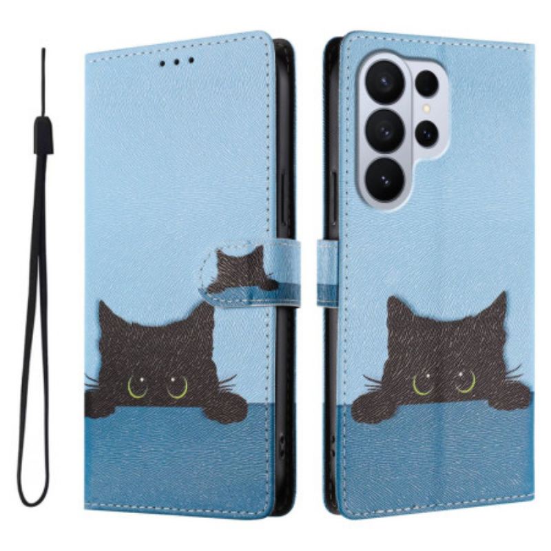 Housse Samsung Galaxy S26 Ultra Chaton Noir