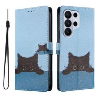 Housse Samsung Galaxy S26 Ultra Chaton Noir
