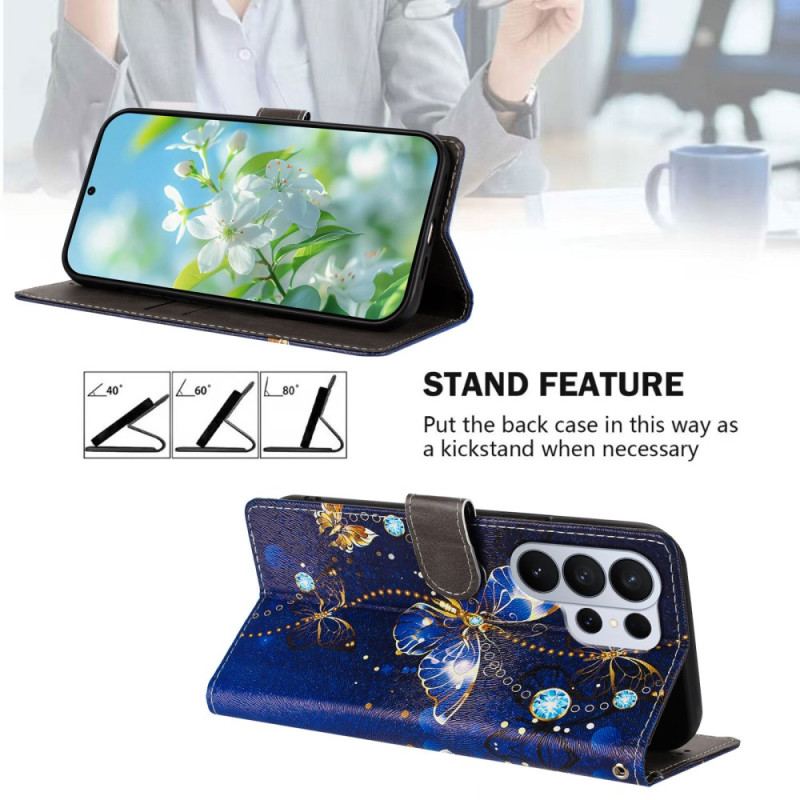 Housse Samsung Galaxy S26 Ultra Papillons Précieux