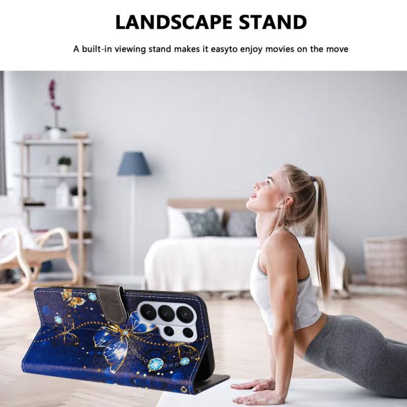 Housse Samsung Galaxy S26 Ultra Papillons Précieux