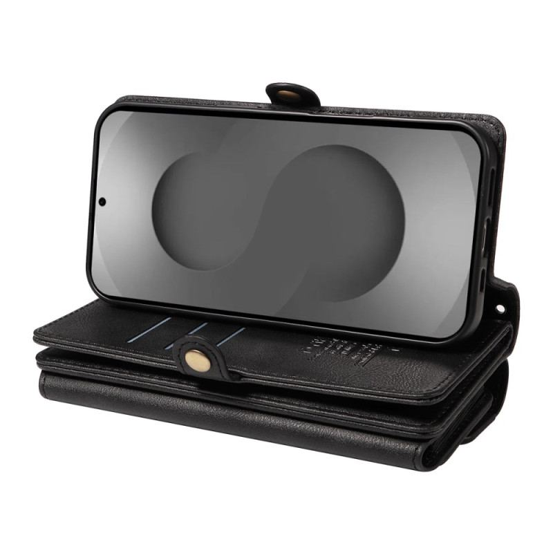 Housse Samsung Galaxy S26 Ultra Portefeuille Vintage avec Bandoulière