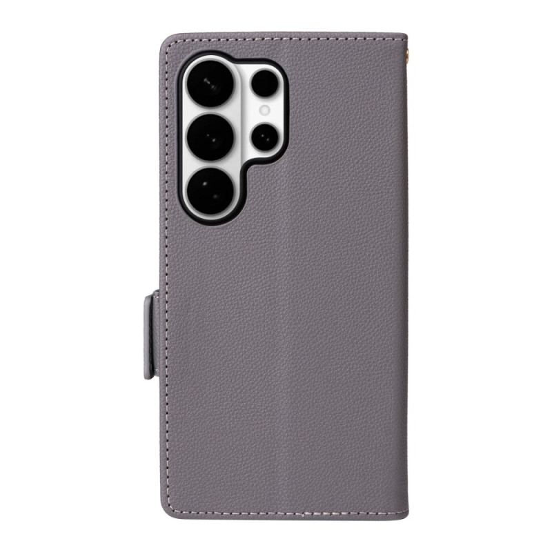 Housse Samsung Galaxy S26 Ultra Simili Cuir à Lanière