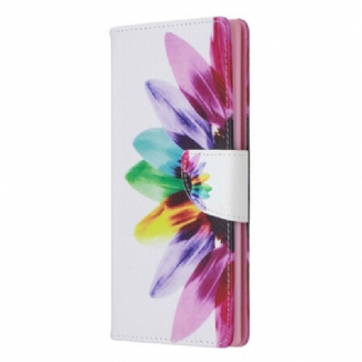 Housse Samsung Galaxy Note 10 Plus Fleur Aquarelle