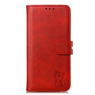 Housse Samsung Galaxy Note 10 Plus Simili Cuir Chaton