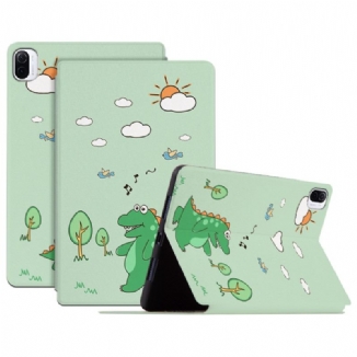 Coque Xiaomi Pad 5 Croco Sifflotant Simili Cuir