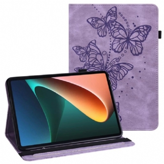 Étui Xiaomi Pad 5 Multifonctions Motif Papillons