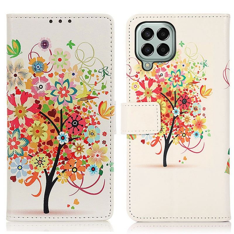 Housse Samsung Galaxy M33 5G Arbre Fleuri