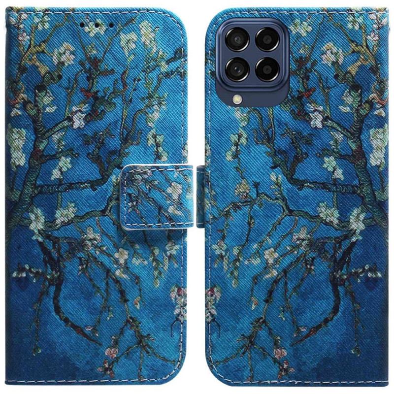Housse Samsung Galaxy M33 5G Branches Fleuries