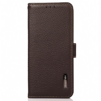 Housse Samsung Galaxy M33 5G Cuir Litchi KHAZNEH RFID