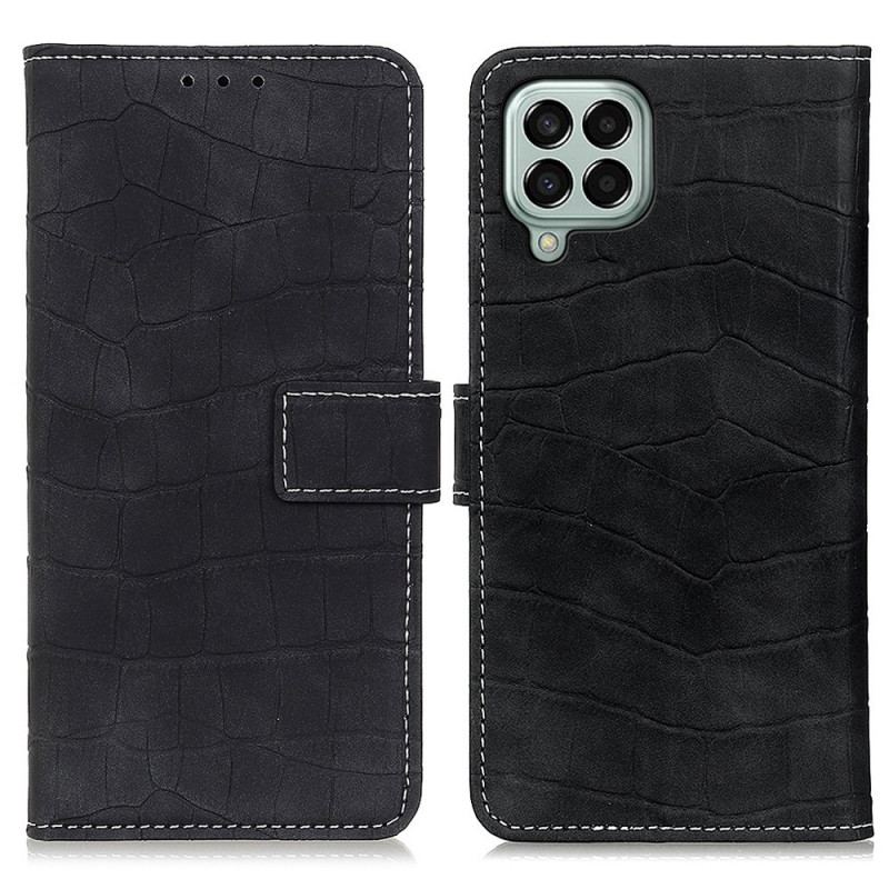 Housse Samsung Galaxy M33 5G Effet Peau de Crocodile