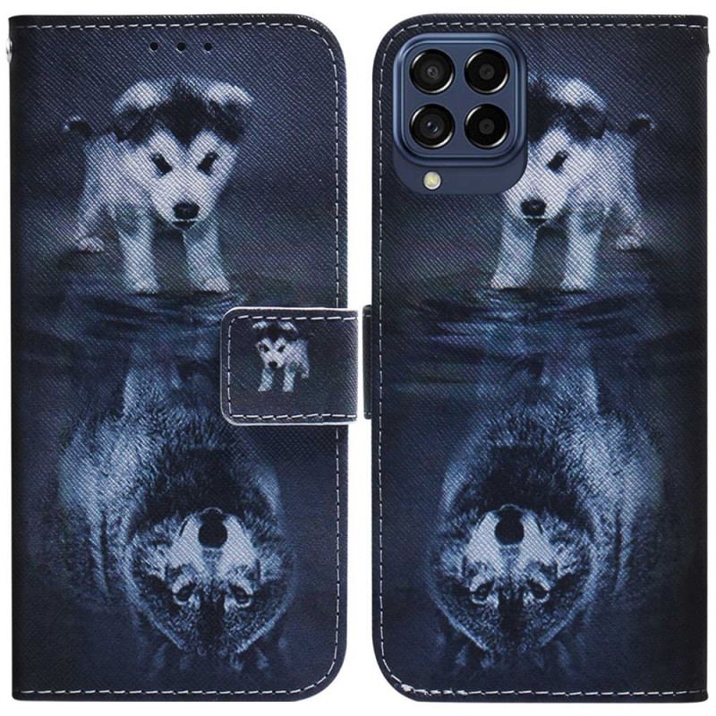 Housse Samsung Galaxy M33 5G Rêve de Chiot