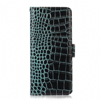 Housse Samsung Galaxy M33 5G Style Crocodile RFID