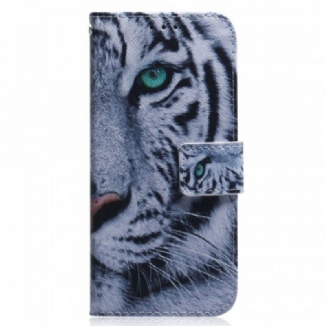 Housse Samsung Galaxy M33 5G Tigre Blanc