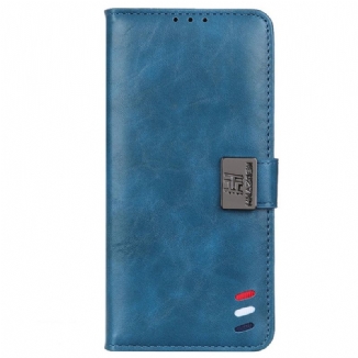 Housse Samsung Galaxy M33 5G Tricolore Fermoir Argenté