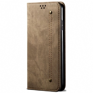 Flip Cover Xiaomi Redmi Note 13 5G Tissu Jeanns