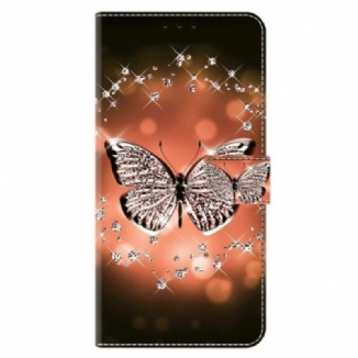 Housse Xiaomi Redmi Note 13 5G Papillon Cristal