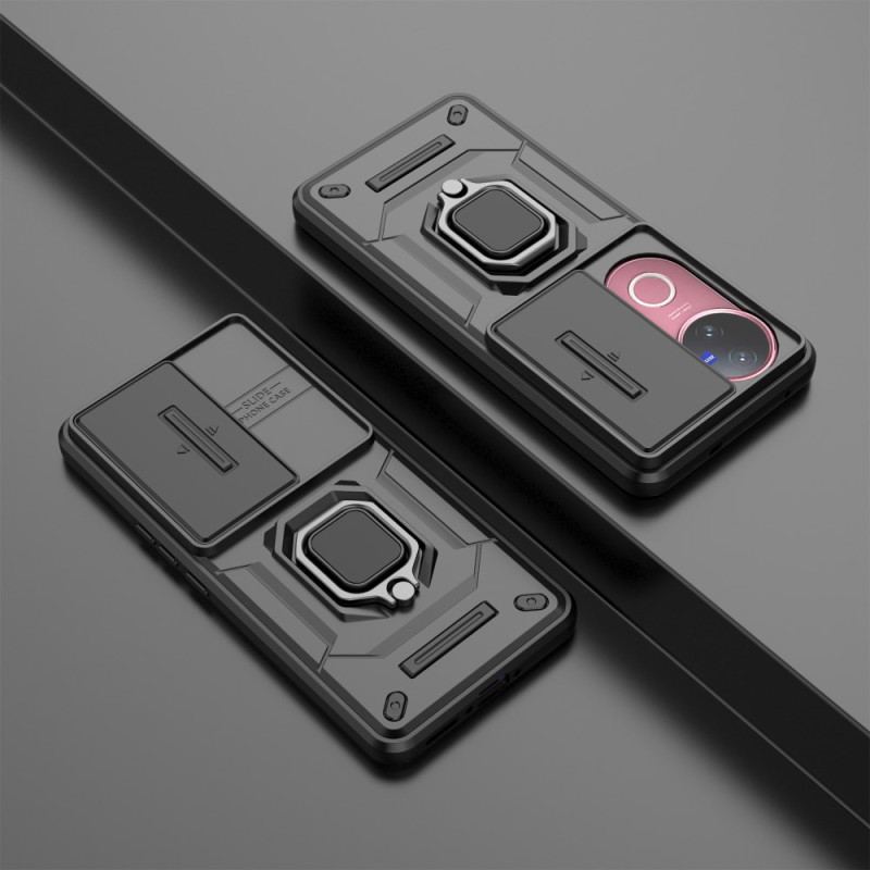 Coque Vivo V50 5G Ring Résistante avec Protection Objectif