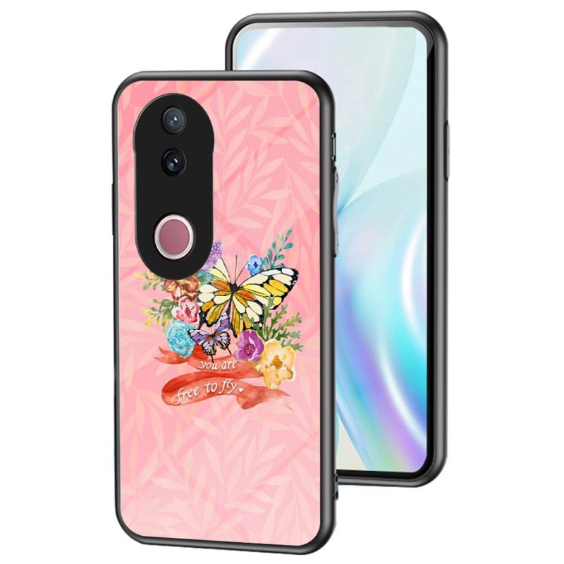 Coque Vivo V50 5G Verre Trempé Motif Papillons