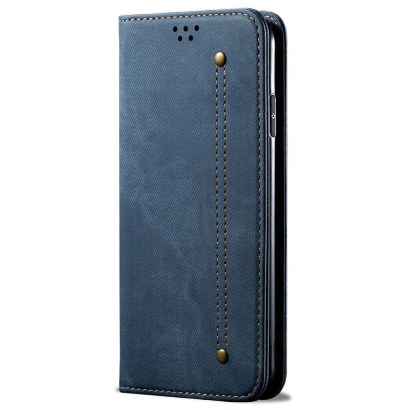 Flip Cover Vivo V50 5G Tissu Jeans