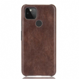 Coque Google Pixel 5 Effet Cuir Litchi Performance