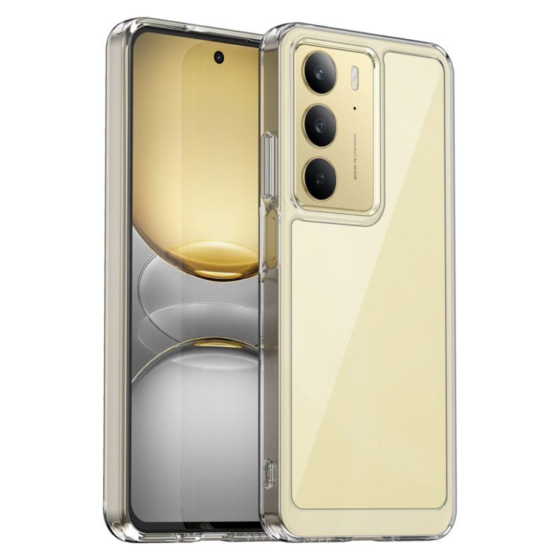 Coque Realme 14X 5G Transparente avec Protecteur Écran en Verre Trempé
